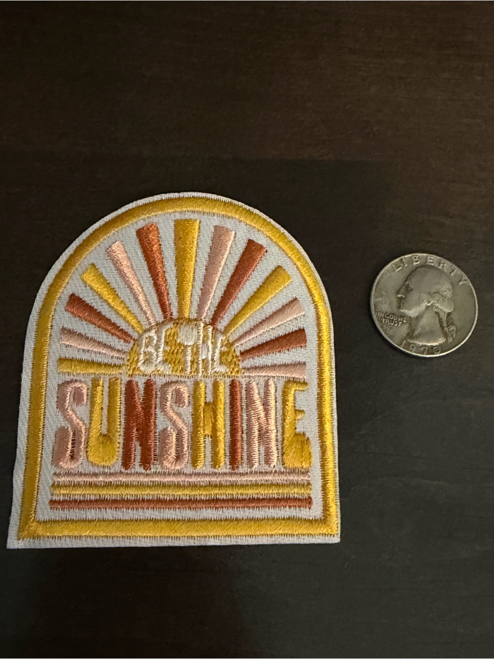 Be the Sunshine Colorful Embroidered Patch